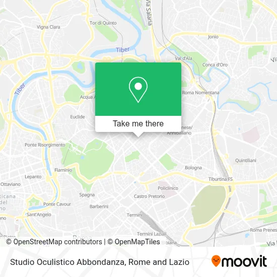 Studio Oculistico Abbondanza map