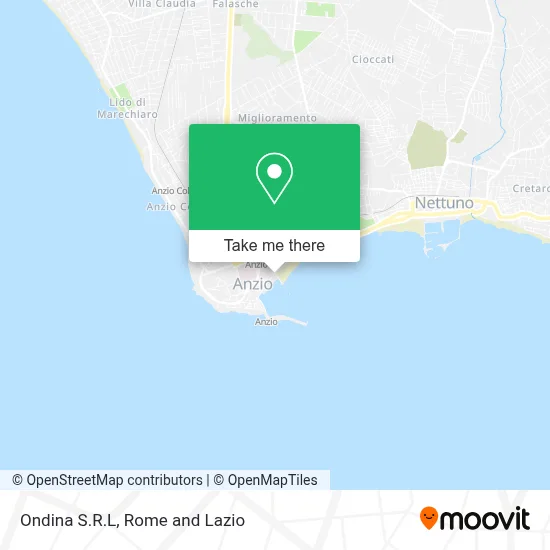 Ondina S.R.L map