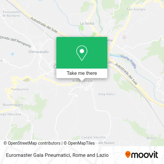 Euromaster Gala Pneumatici map