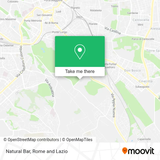 Natural Bar map