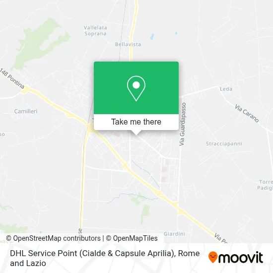 DHL Service Point (Cialde & Capsule Aprilia) map