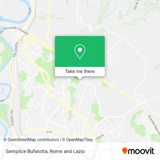 Semplice Bufalotta map