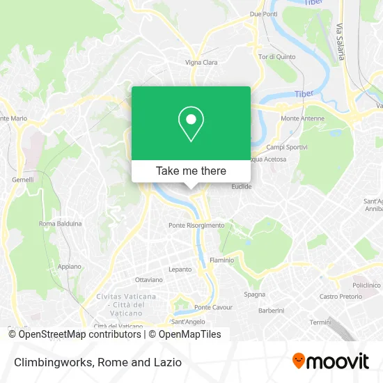 Climbingworks map
