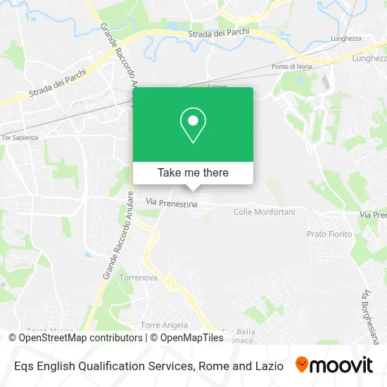 Eqs English Qualification Services map