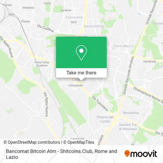 Bancomat Bitcoin Atm - Shitcoins.Club map
