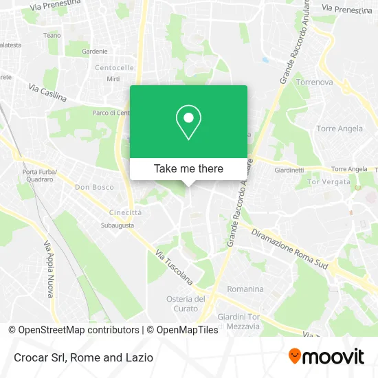 Crocar Srl map