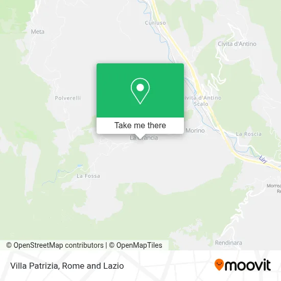 Villa Patrizia map