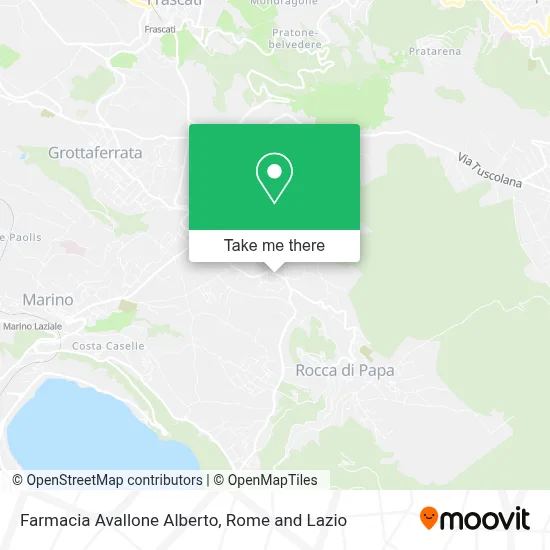 Farmacia Avallone Alberto map