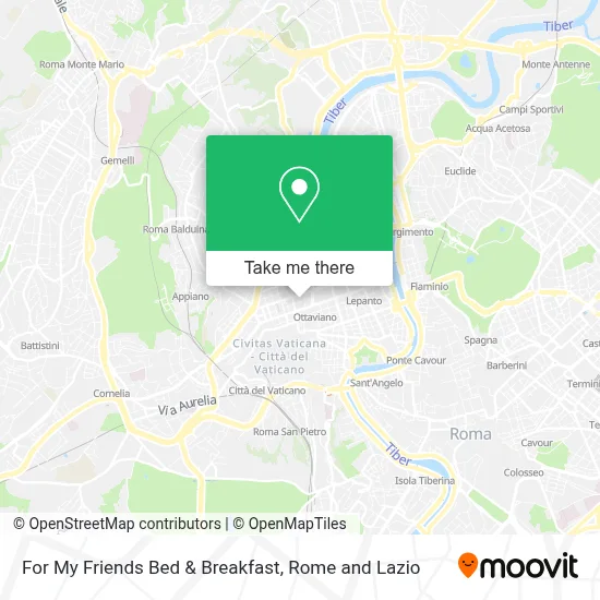 For My Friends Bed & Breakfast map