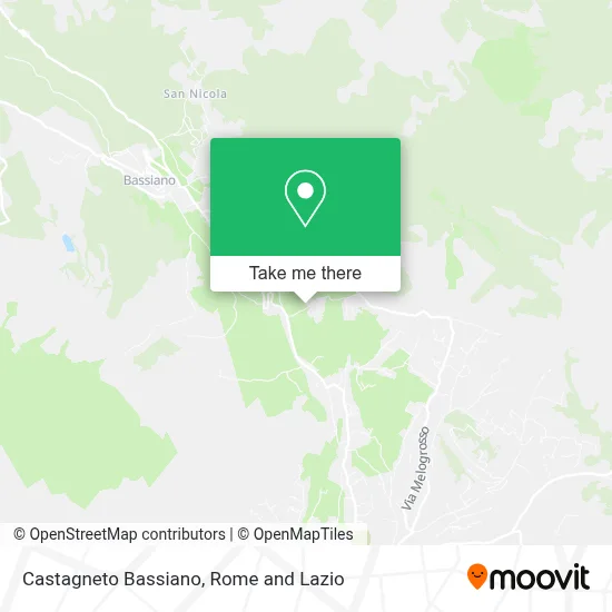 Castagneto Bassiano map