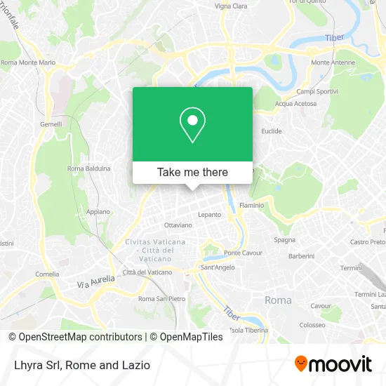Lhyra Srl map