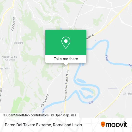 Parco Del Tevere Extreme map