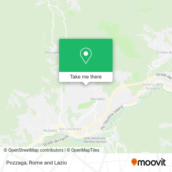 Pozzaga map