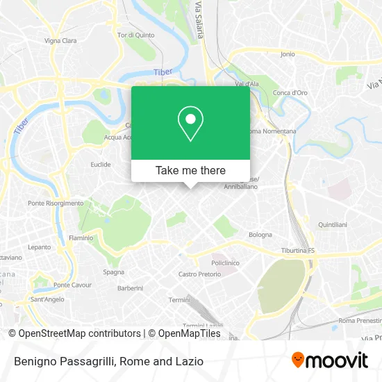 Benigno Passagrilli map