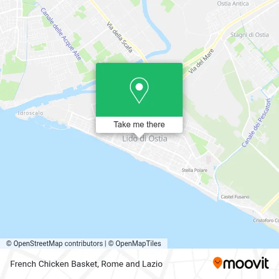 French Chicken Basket map