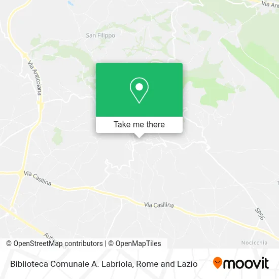Biblioteca Comunale A. Labriola map