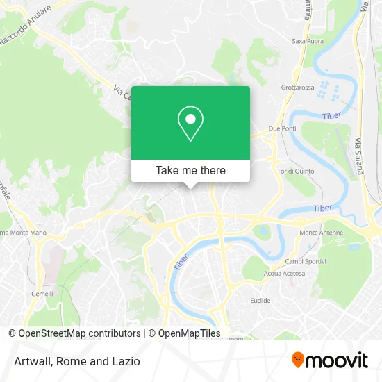 Artwall map