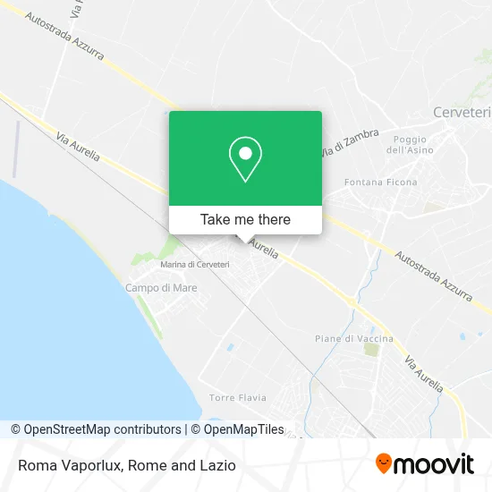 Roma Vaporlux map