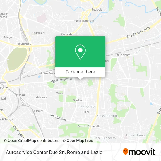 Autoservice Center Due Srl map