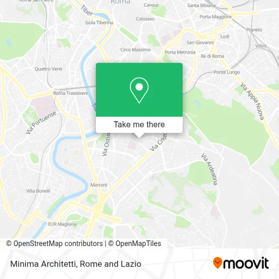 Minima Architetti map