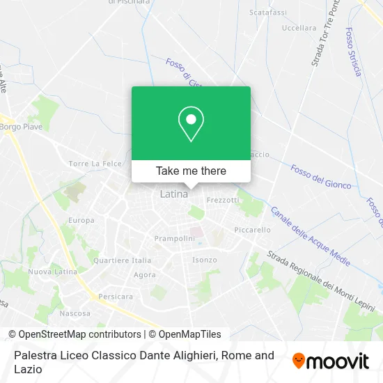 Palestra Liceo Classico Dante Alighieri map