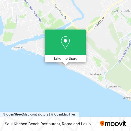 Soul Kitchen Beach Restaurant map