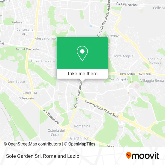 Sole Garden Srl map