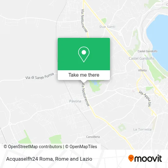 Acquaselfh24 Roma map