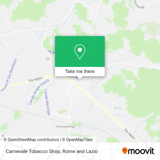 Carnevale Tobacco Shop map