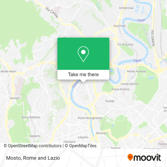 Mosto map