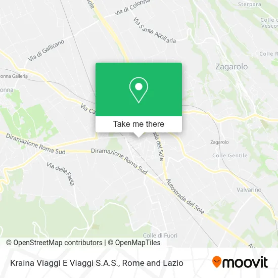 Kraina Viaggi E Viaggi S.A.S. map