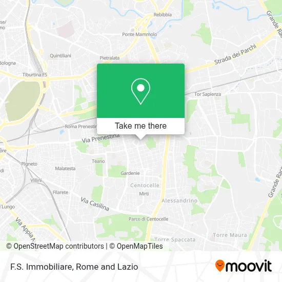 F.S. Immobiliare map