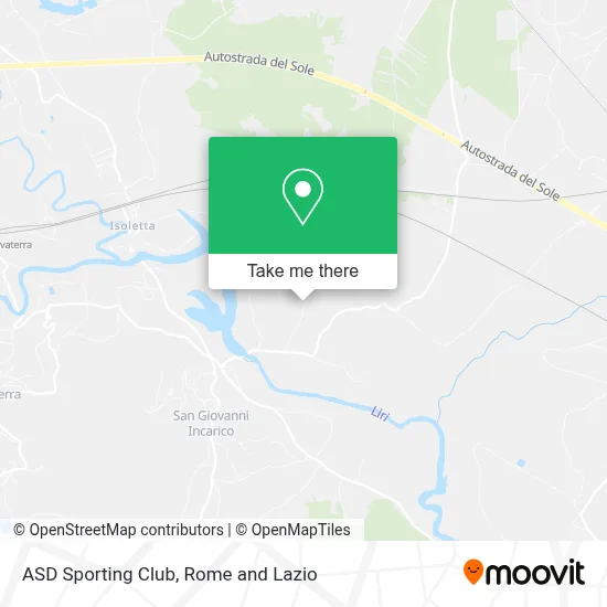 ASD Sporting Club map