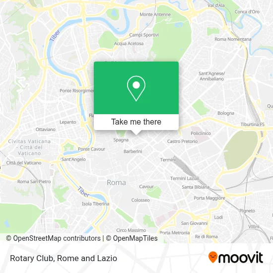 Rotary Club map