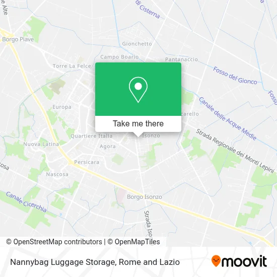 Nannybag Luggage Storage map
