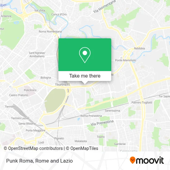 Punk Roma map