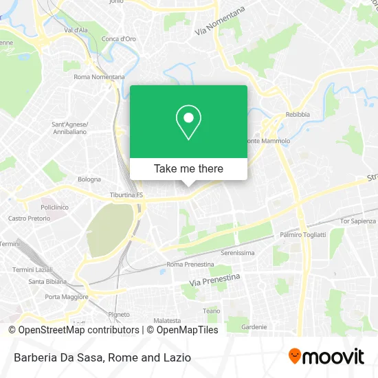 Barberia Da Sasa map