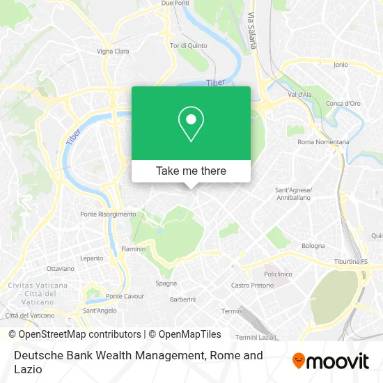 Deutsche Bank Wealth Management map