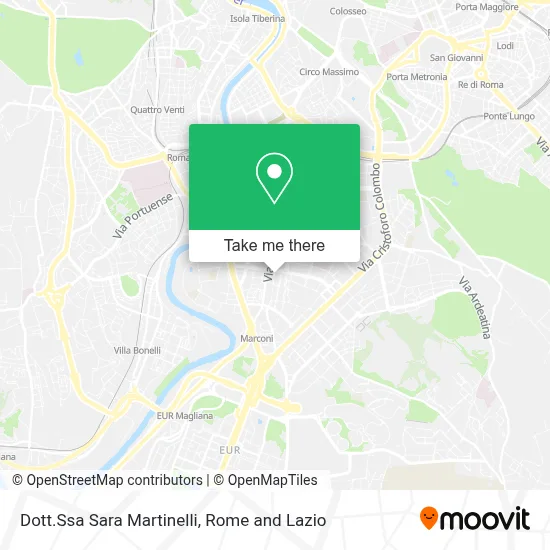 Dott.Ssa Sara Martinelli map