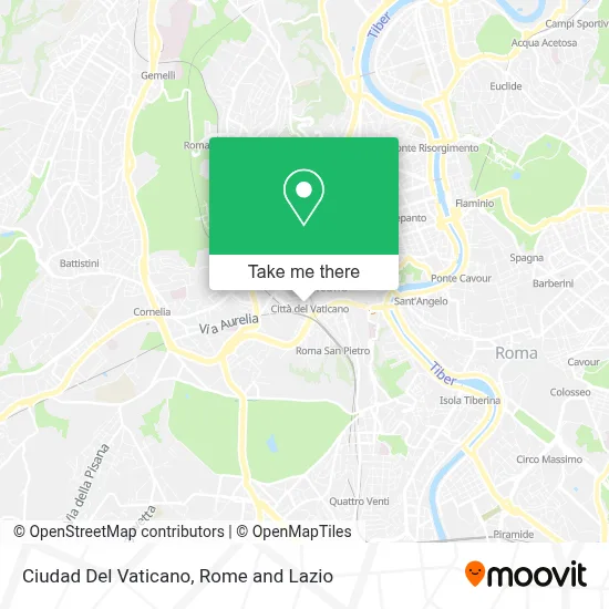 Ciudad Del Vaticano map