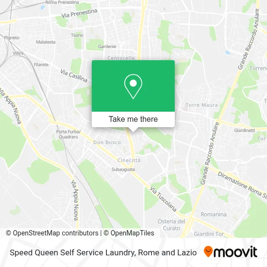 Speed Queen Self Service Laundry map