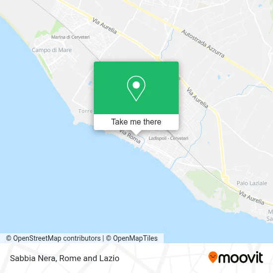Sabbia Nera map