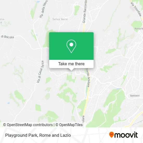 Playground Park map