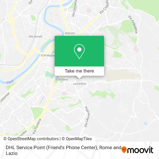 DHL Service Point (Friend's Phone Center) map