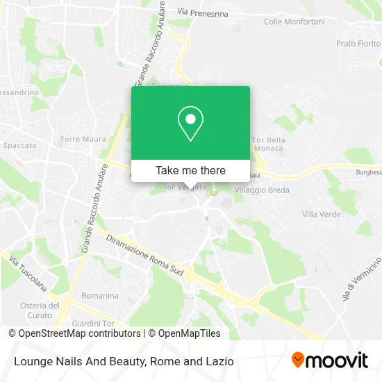 Lounge Nails And Beauty map