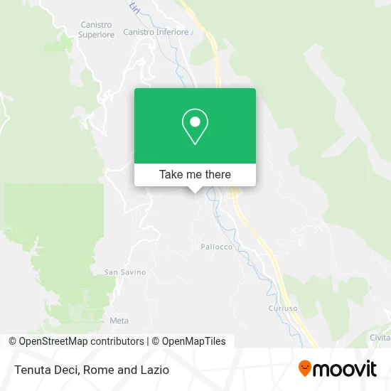 Tenuta Deci map