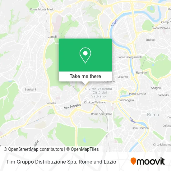 Tim Gruppo Distribuzione Spa map