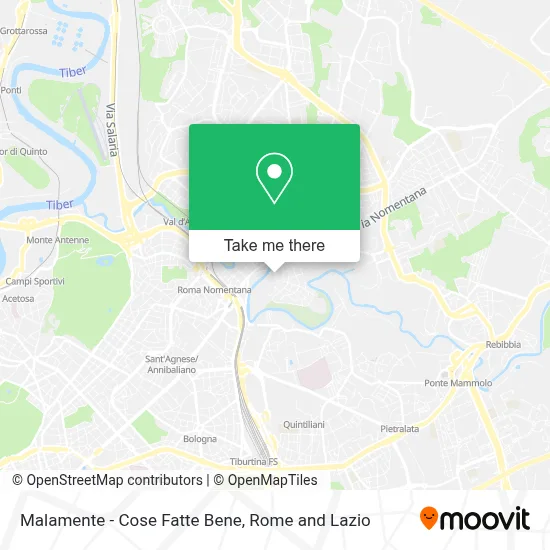 Malamente - Cose Fatte Bene map