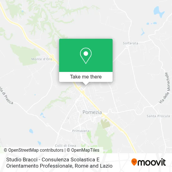 Studio Bracci - Consulenza Scolastica E Orientamento Professionale map