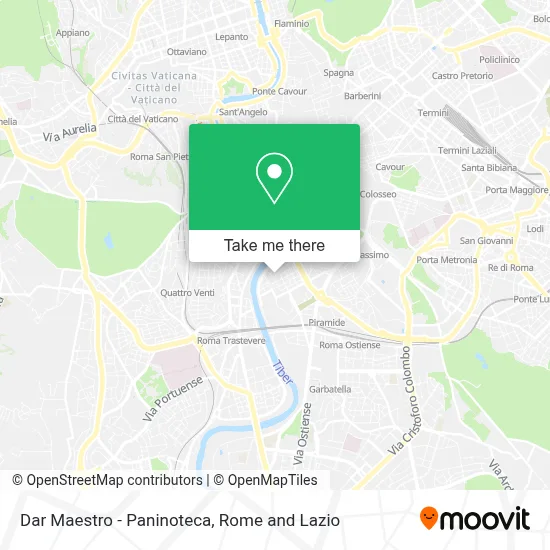 Dar Maestro - Paninoteca map